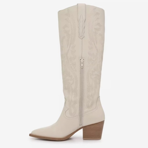 Crown Vintage Sila Western Boot - Off White - Picture 3 of 9